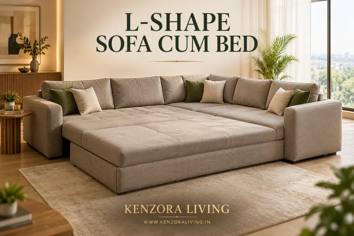 l type sofa cum bed
