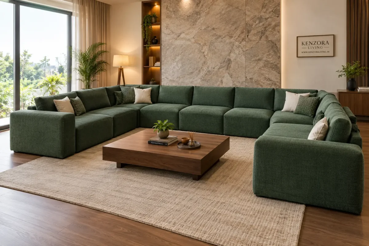 u shaped sectional sofa shivamogga