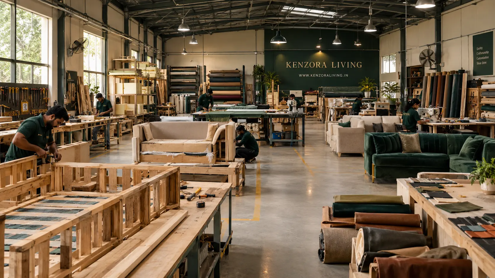 Kenzora Living Furniture  made in own factory