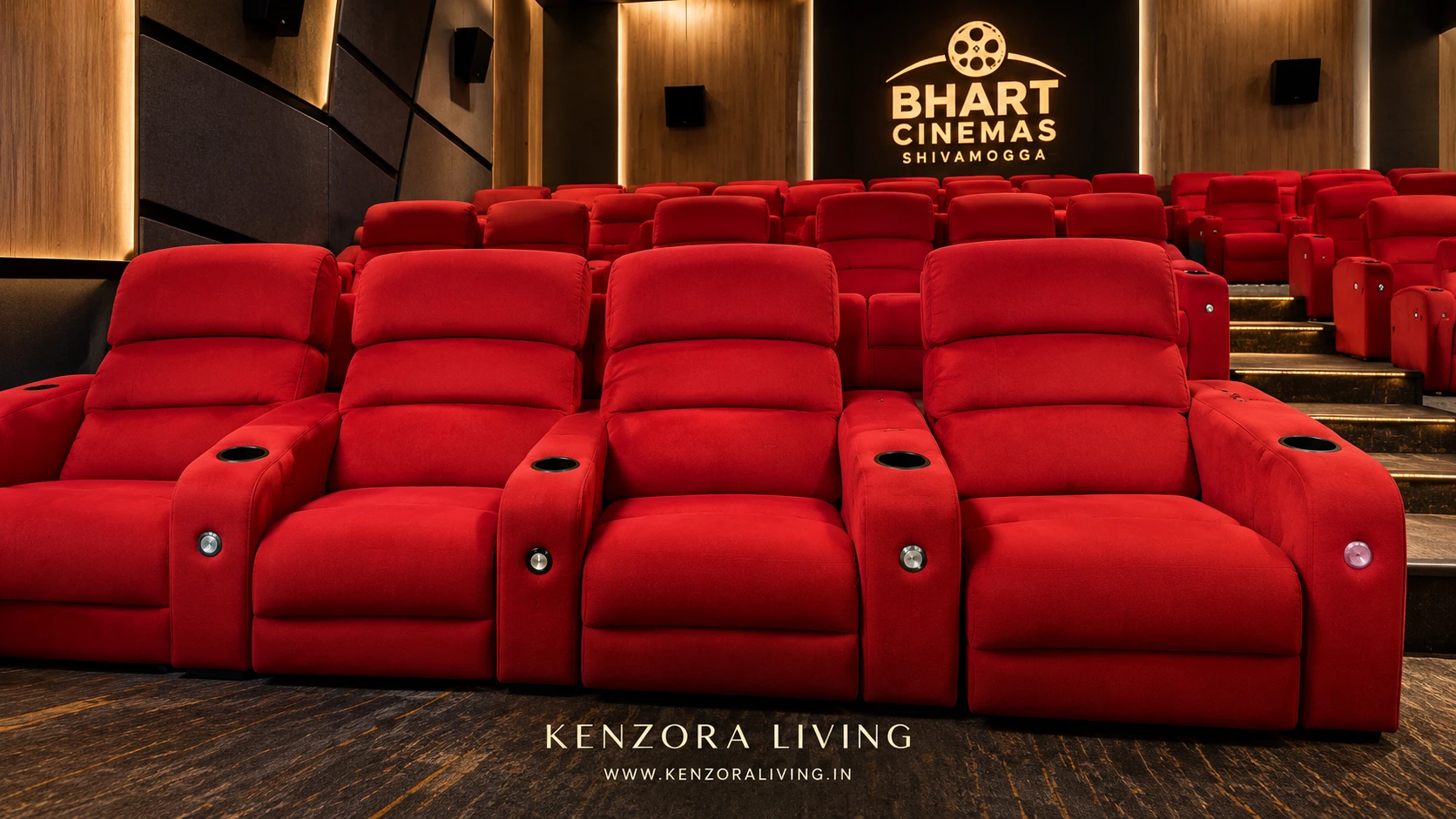 Bharath Cinemas Shivamogga recliner sofa servicing and repairing by Kenzora Living